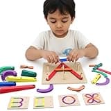The Puzzl Co Wooden Alphabet Puzzle for Kids 2–5 Years – ABCD Learning Toy with Letters & Numbers, Alphanumeric Puzzle Board, Educational Activity Toy for Early Learning & Skill Development