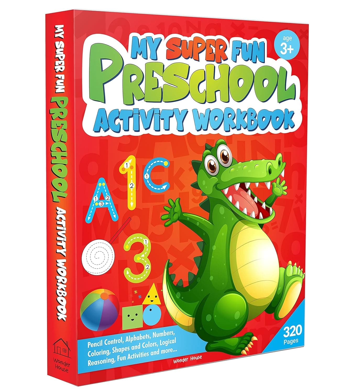 My Super Fun Preschool Activity Workbook for Children | Patterns, Colors, Shapes, Numbers, Alphabet & More | Ages 3–5 | 100+ Interactive Early Learning Activities