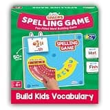 Smartivity Spelling Game Learning Toy for Kids 4-8 Years Old I 50+ Picture Cards I Birthday Gift I Educational Word & Vocabulary Building Toy with Rotating Letter Wheels I Travel-Friendly