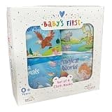 Baby's First Cloth Book Set of 4 | Premium Soft Fabric Books for Infants | Safe, Colorful & Educational Baby Books | Perfect Gift for Newborns & Toddlers (The Wonderful World of Animal)